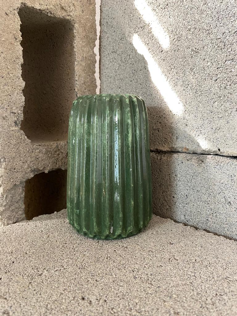 Ribbed Vases