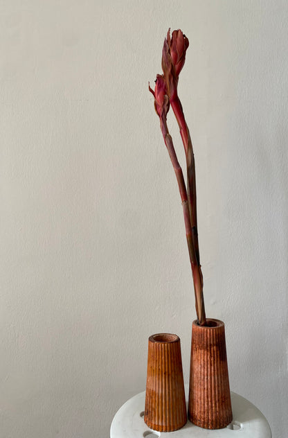 Tapered Ribbed Vase (Set of 3)
